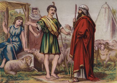 Jacob Covenanting for Rachel by English School